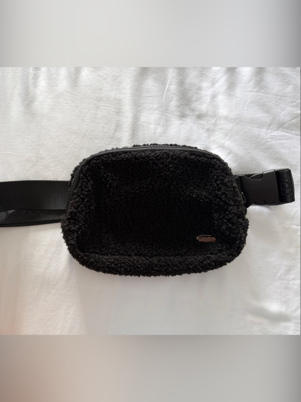 Lole Black Sherpa Belt Bag